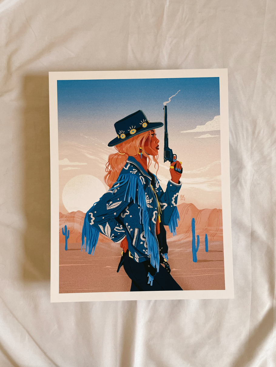 Smoking Gun Art Print