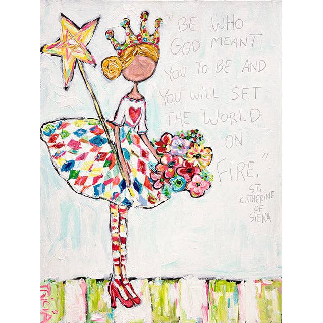 Wand Royalty - Acrylic Girl Art Print