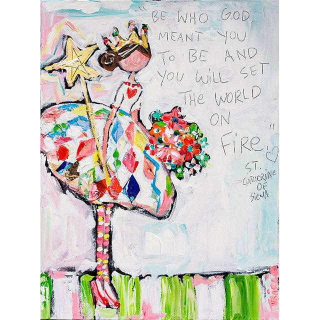 Wand Royalty - Acrylic Girl Art Print