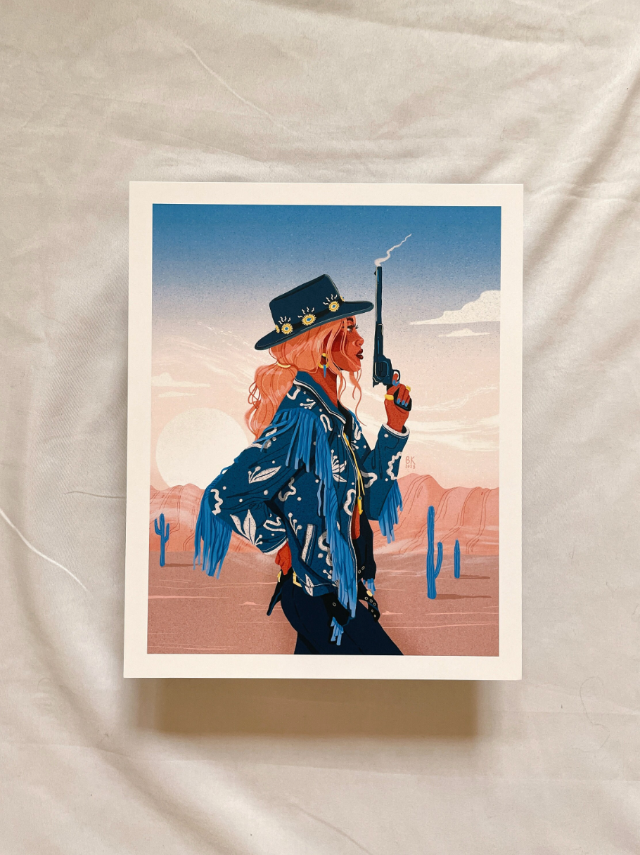 Smoking Gun Art Print