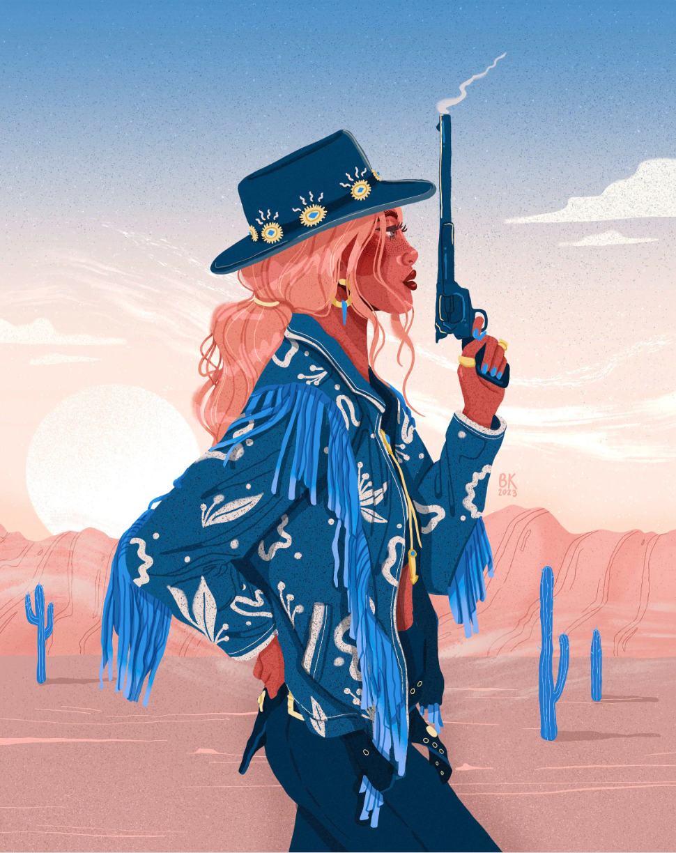 Smoking Gun Art Print