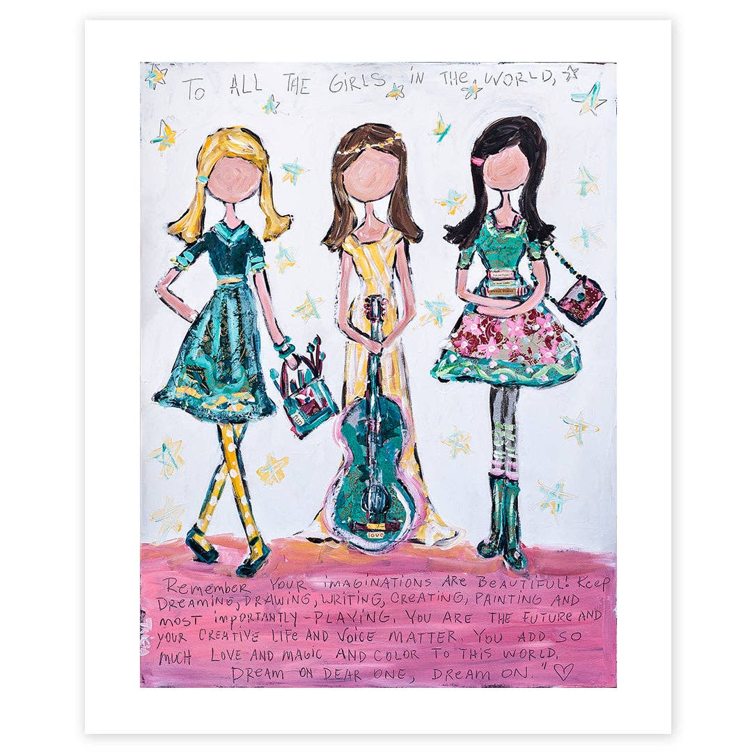 Girls of the World Print