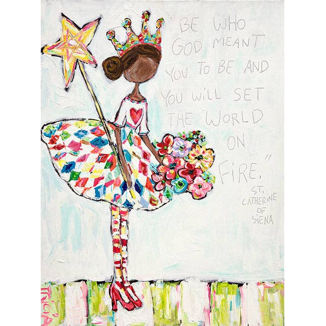 Wand Royalty - Acrylic Girl Art Print