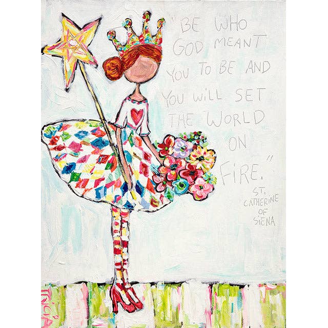 Wand Royalty - Acrylic Girl Art Print