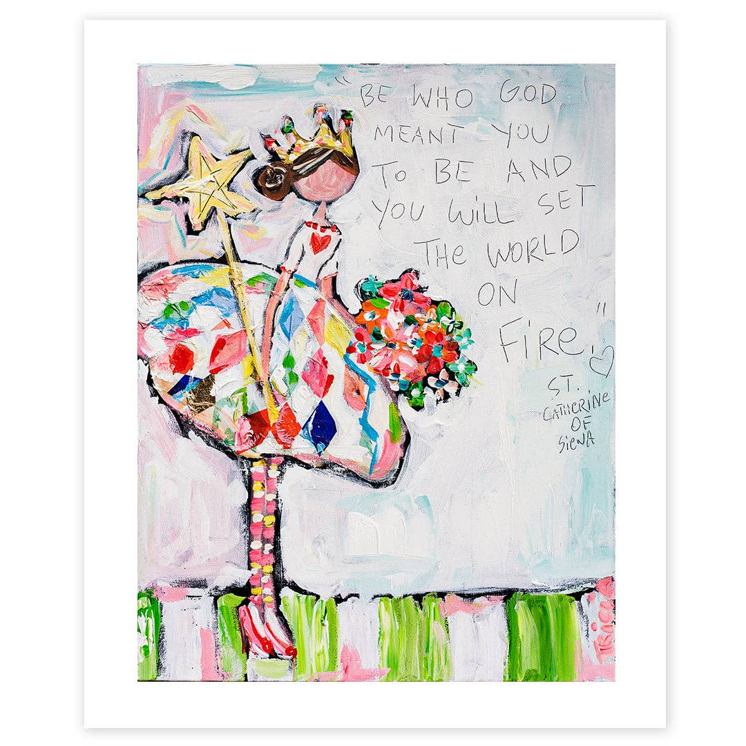 Wand Royalty - Acrylic Girl Art Print